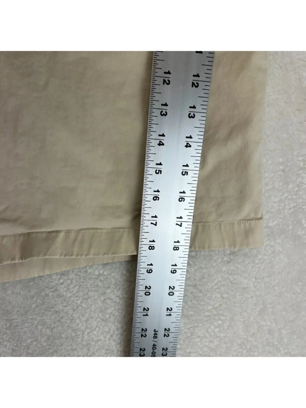 Vineyard Vines Island Chino Shorts Mens 42 Beige Stretch Flat Front Slash Pocket